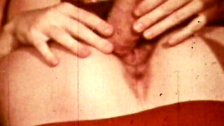 Sepia-toned Anal Orgy Shows Retro Brunette Taking All Holes