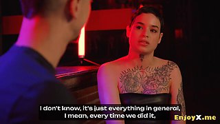 Saba Shy But Enjoys BDSM Three Way With Strangers - XXX! - Tommy Cabrio