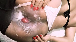 The kinky COUGAR had her arse buggered and torned open, leaving her with an extraordinaire ass fucking opening.