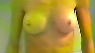 Sexy Chick Undresses and Takes a Shower