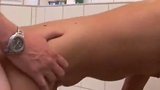 Dirty Whore Takes Two Loads in Her Gaping Fuckhole