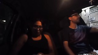 Chubby Argentine Beauty's Uber Adventure: Rough POV Delight