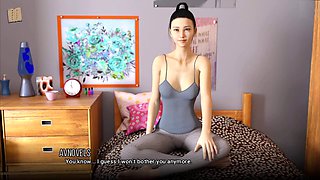 University of Problems with a hot blonde and big boobs in an erotic adventure