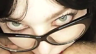 Goth in Glasses, Rimming, Blowjob, Anal, Farts, Gape, Facial