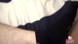 Olivia Sin Sucks Big Cock Then Takes a Creampie