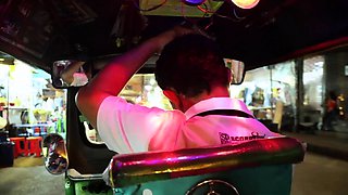 Tiny Filipina blonde MILF amateur picked up for sex on video