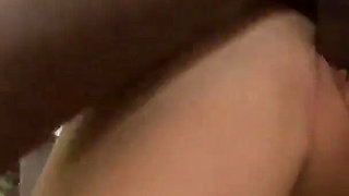 Interracial porn with Santina Marie a slutty MILF with a smooth vagina wants a big black cock and to drink cum