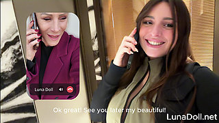 Threesome With Big Tits MILF Victoria Nova And Gaby My Boyfriend On Valentine's Day in Paris - Luna Doll