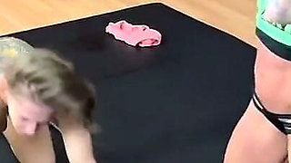 Cheyenne Jewell Vs Tapered Physique in a Strip Submission Wrestling Match