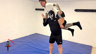 Kourtneyinked Vs Masked Rider - Submission Wrestling Showdown