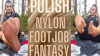 (102) Polish Fantasy Footjob in Nylons