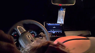 Big Dick Handjob and Car Blowjob Two Cum Loads