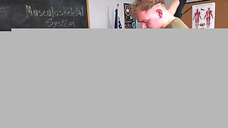 Luxury teacher seduces her talented student and gets banged in the classroom