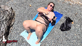 Squirting Masturbation on the Beach