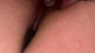 From Below Insertion - Tight Pink Pussy Close up & Filthy Russian Dirty Talk