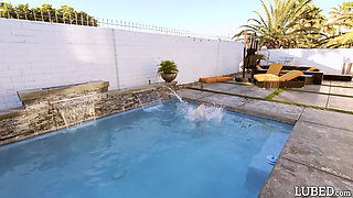 Kallie Slides All Over Big Cock