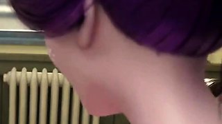 Sexy futa teacher gets monster cock anal