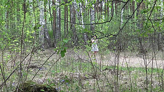 Flashing My Pussy in the Woods