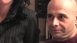 Threesome action with brunette mature hotties