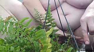 Stepmom makes video for stepsons friend teaching gardening part 01