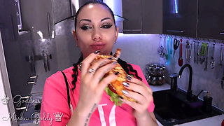 Cooking and Eating Annoying Stepfather! Food Fetish