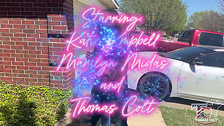 PAWG MILF Besties Get Dicked Down by Big Muscular Husband!