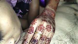 Hot Indian Girlfriend Gives Blowjob and Handjob to Monster Cock - Cum on Tits