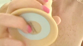 Sucking My Dildo Imagining It's Your Cock