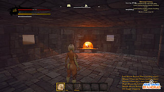 EP7: Building the Stone House Kitchen, Bed & Bath in Wicked Island (Gameplay)