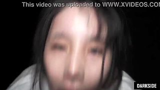 Japanese Teen First Gangbang - 3 Big Cocks Fuck Her Rough POV