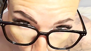 Obsessed POV - Sloppy Ahegao Deepthroat & Intense Close-up (german Amateur)