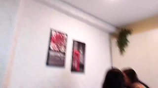 Wife Asks Husband To Film Her Dancing With Her Friend, Which Gives Him An Erection