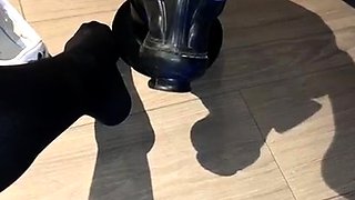 Amateur Foot Fetish Girlfriend Sucks and gives a Footjob