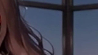 Waifu Secretary POV – Red Lingerie & Hair Variety Office Close-Up Fucking